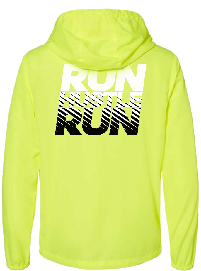 HUSTLE RUNS NEW YORK - Lightweight Windbreaker Full-Zip